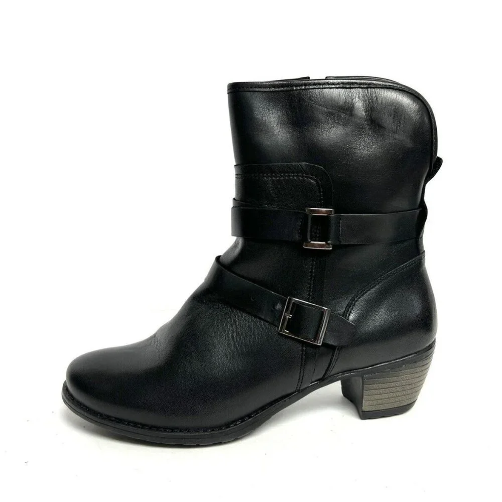 Eric Michael Womens Melina Bootie Black Size EU41 M US10.5-11